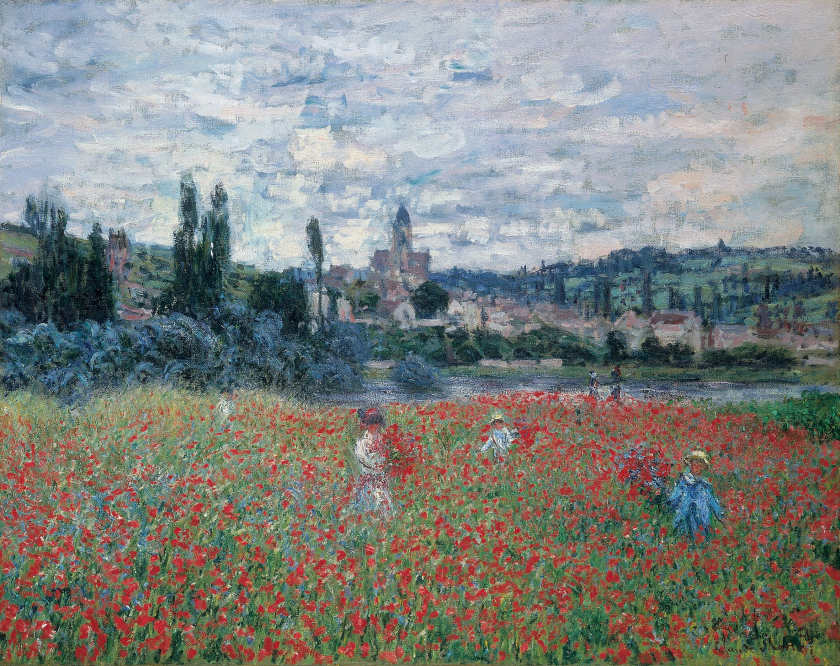 Bức vẽ Poppy Field Near Vétheuil của Claude Monet được Bührle mua vào năm 1941 tại một phòng trưng bày ở Thuỵ Sĩ, với giá thấp hơn một nửa giá thị trường.