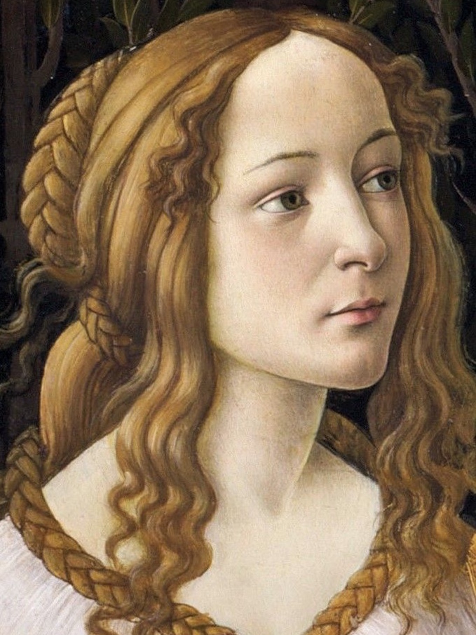 Simonetta trong tác phẩm Venus and Mars (c.1485) - Sandro Botticelli