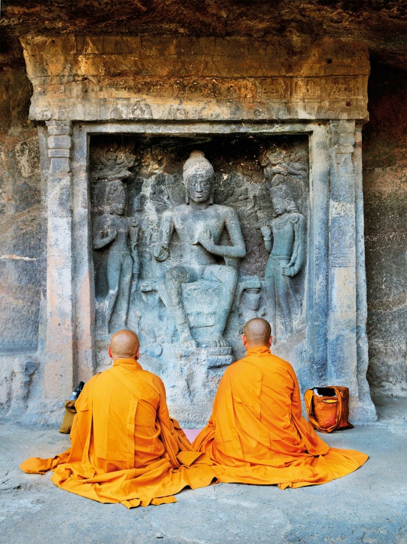 Ngày nay, quần thể hang động Ajanta là một trong những Phật tích nổi tiếng nhất ở Ấn Độ, thu hút hàng trăm nghìn du khách và các nhà tu hành mỗi năm. (Ảnh: Nikreates/Alamy)