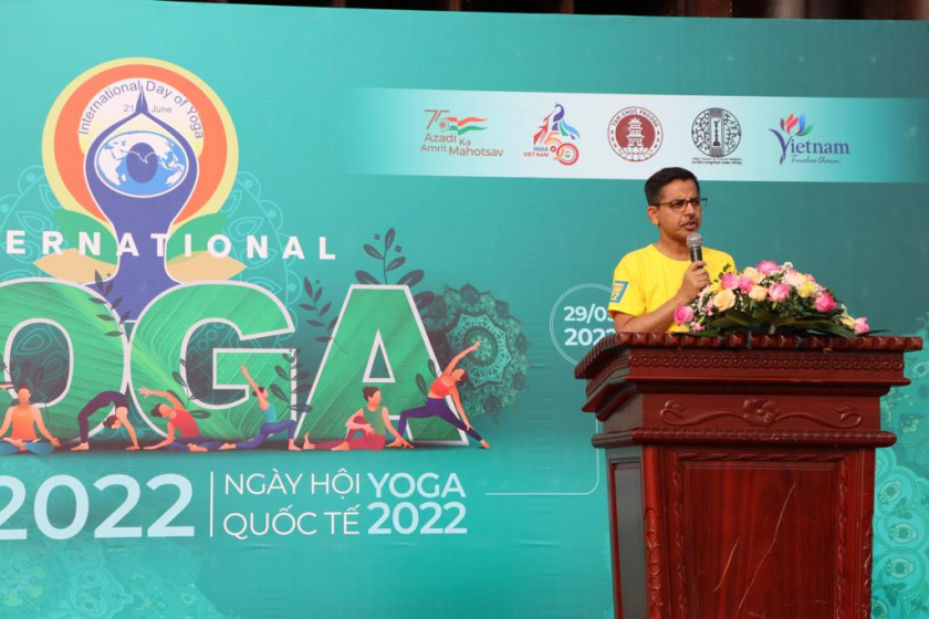 Ngày Quốc tế Yoga lần thứ 8 tại Chùa Tam Chúc, Hà Nam ngày 29/5/2022