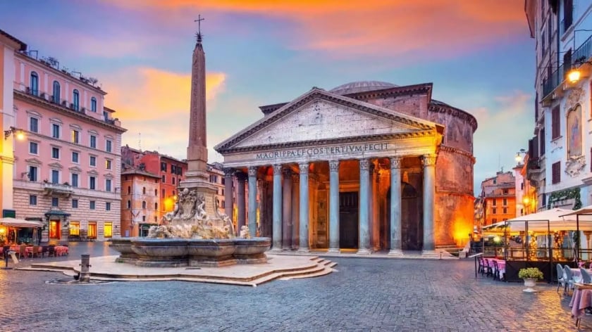 Đền thờ Pantheon đã bị huỷ hoại hai lần bởi hoả hoạn
