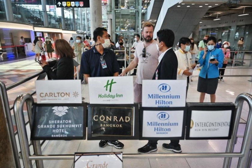 Du khách nước ngoài tại Bangkok, Thái Lan hôm 1/7. Nguồn: AFP