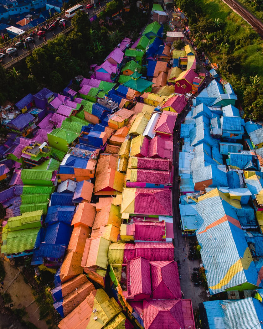 Diện mạo mới này của Jodipan được lấy cảm hứng từ ngôi làng sắc màu ở Rio De Janeiro, Brazil