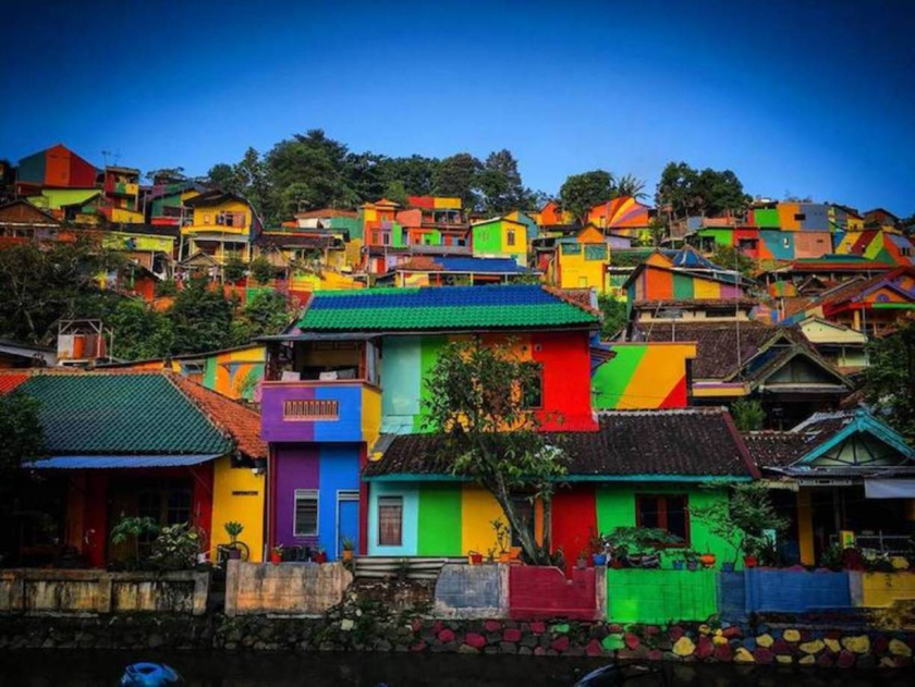 Dự án đã khiến ngôi làng xập xệ ngày nào “biến hóa” một cách thần kỳ thành một không gian nghệ thuật sống động và đầy màu sắc