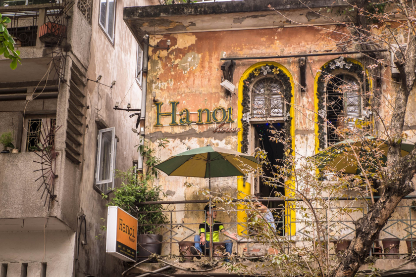 Phố Lý Quốc Sư có thể nói là một trong những con phố ẩm thực đẹp nhất Hà Nội