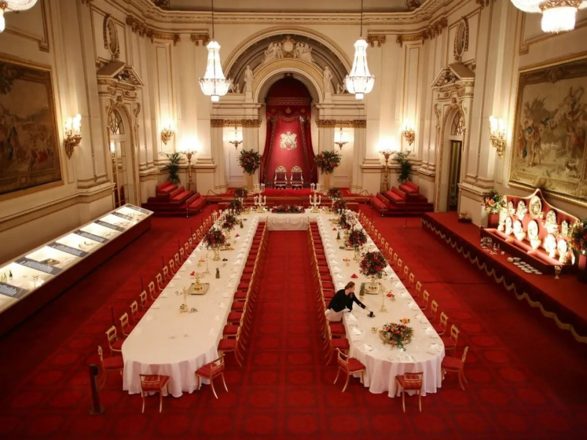 Một phòng khánh tiết trong cung điện Buckingham. Ảnh Peter Macdiarmid/Getty Images