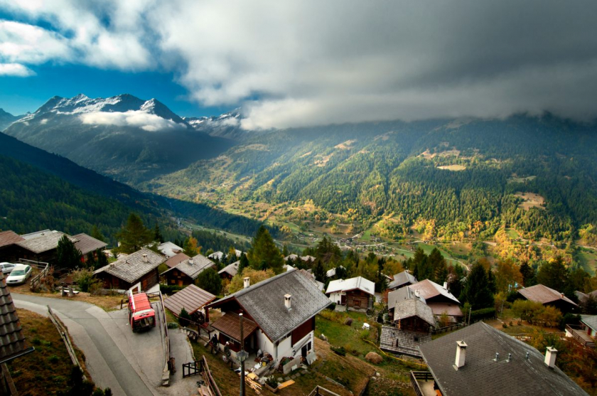 Làng St Luc và Val d'Anniviers, Valais, Thụy Sĩ