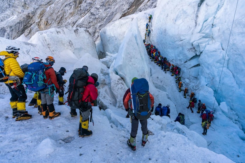 Trekking lên đỉnh Everest là một trong những chuyến đi ngoạn mục và đẹp như tranh vẽ trên dãy Himalaya