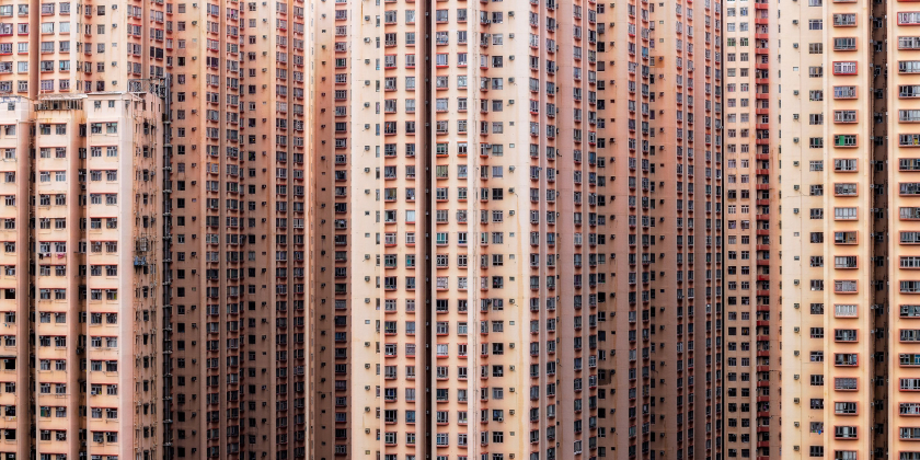 Tác phẩm xếp hạng 37 mục Open, Walled Living: chụp những tòa nhà chung cư ở Hong Kong.