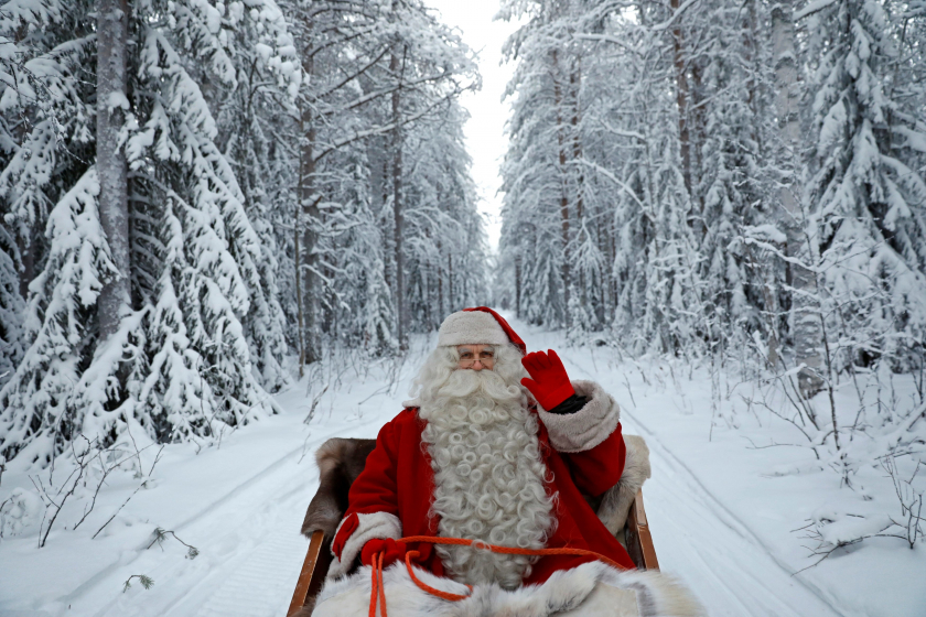 Hình ảnh ông già Noel mang đến cảm giác ấm áp, an lành khi mùa Đông tới