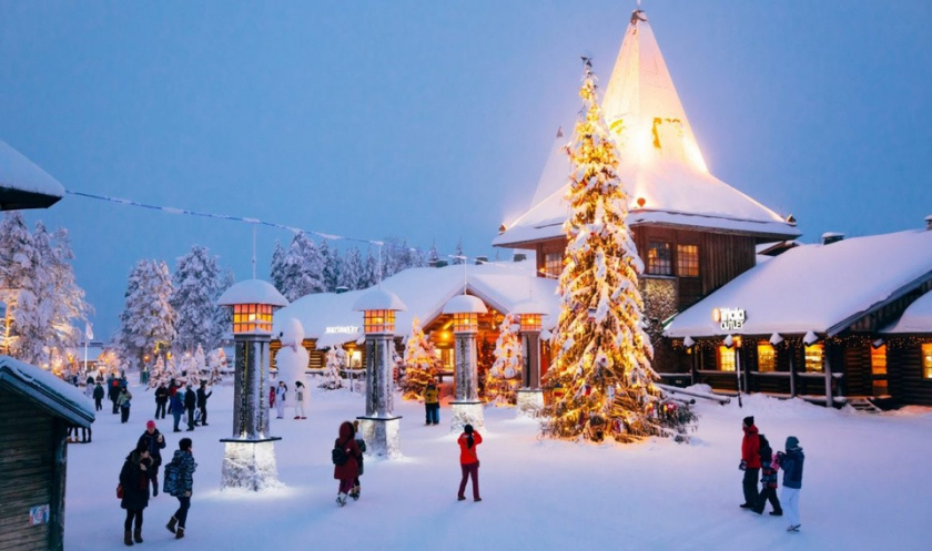 Làng Rovaniemi, Phần Lan được xem là quê hương của ông già Noel
