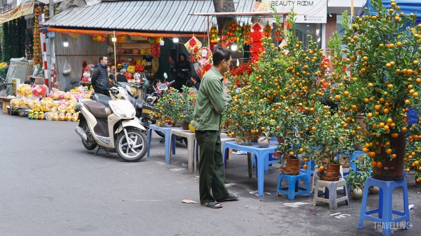 Nhiều người Hà Nội vẫn còn giữ thói quen tới chợ hoa truyền thống giữa lòng phố cổ để mua sắm với mong muốn thưởng thức không khí, vẻ đẹp của chợ hoa truyền thống lâu đời của người Hà Nội