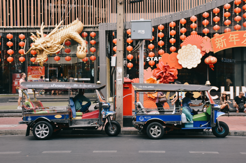 Xe tuk tuk - nét đặc trưng ở Thái Lan