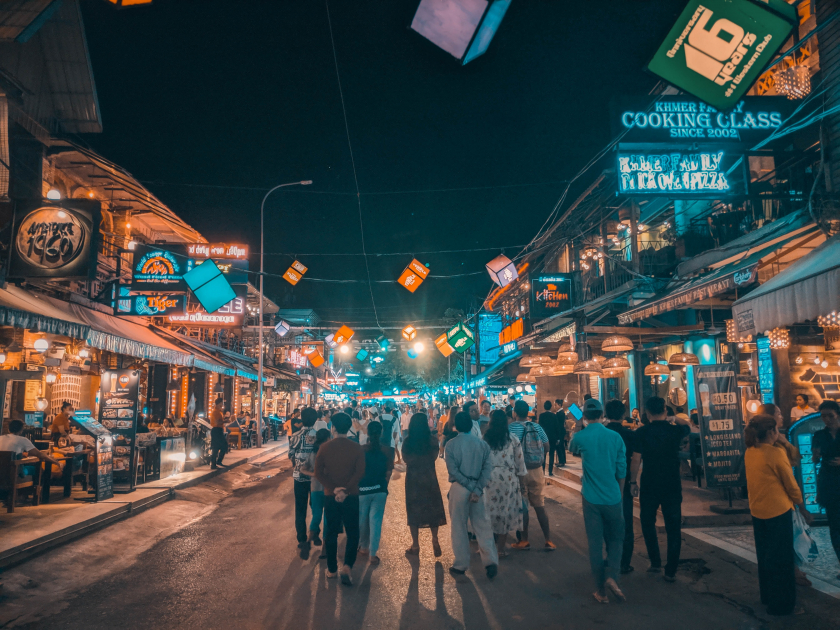 Chợ đêm Siem Reap.