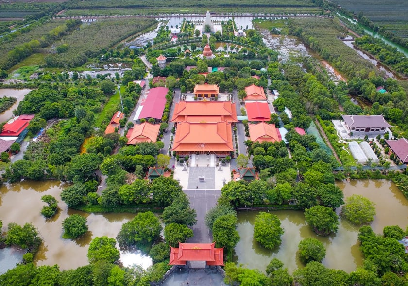 Thiền Viện Trúc Lâm Chánh Giác được xây dựng từ năm 2012.