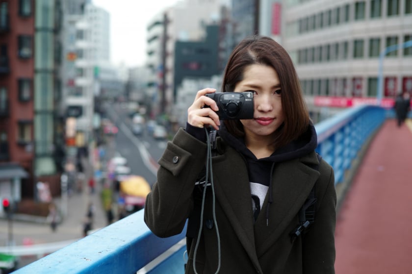Người Nhật có thói quen mang theo máy ảnh.