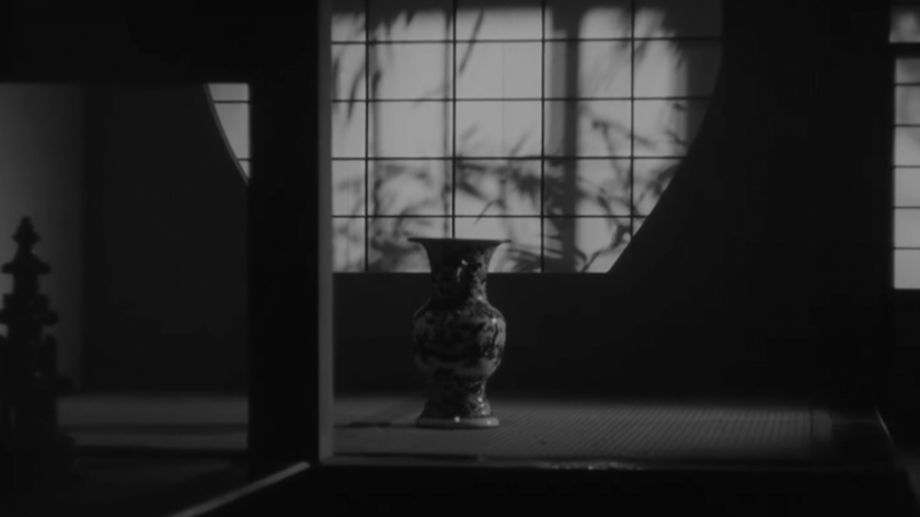 Cảnh quay nổi tiếng nhất của Yasujiro Ozu trong bộ phim Late Spring (1949).