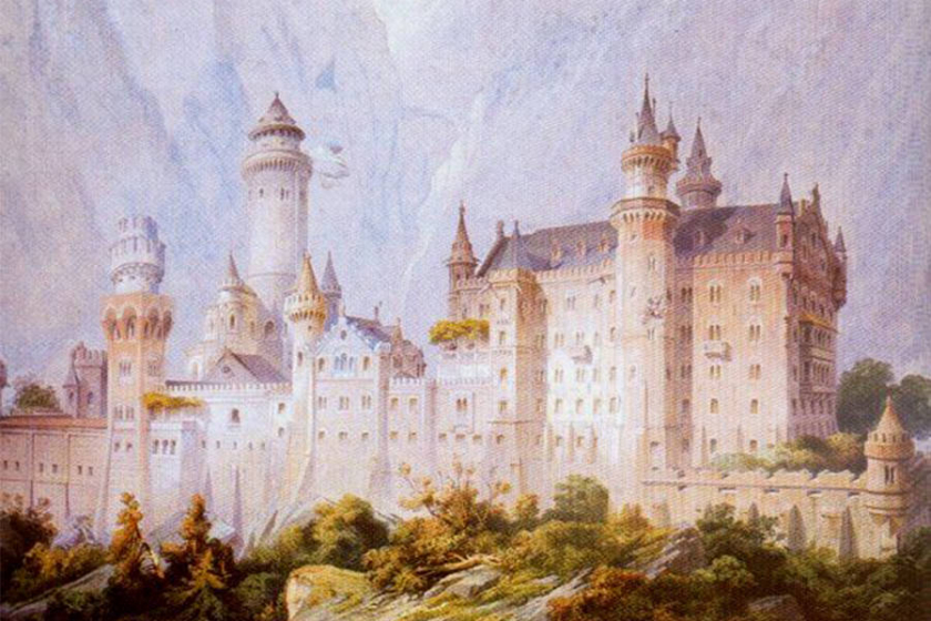 Bản vẽ lâu đài Neuschwanstein