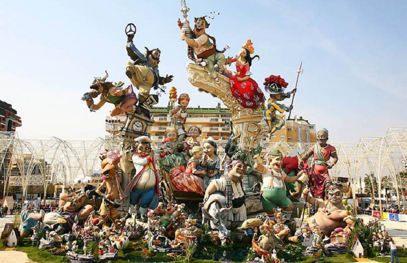 Las-fallas-2018-Valencia-in-Spain