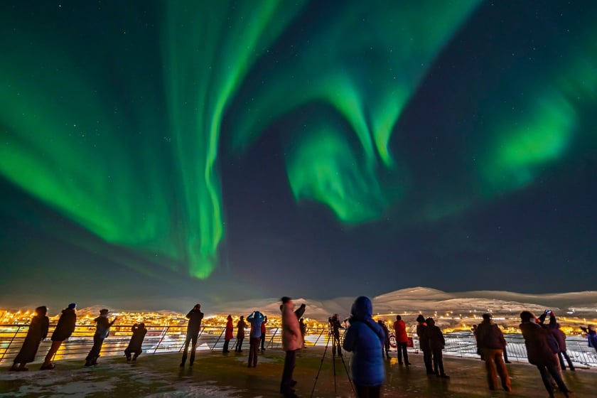 Na Uy được coi là nơi ngắm cực quang tuyệt vời nhất thế giới. Ảnh: Alamy