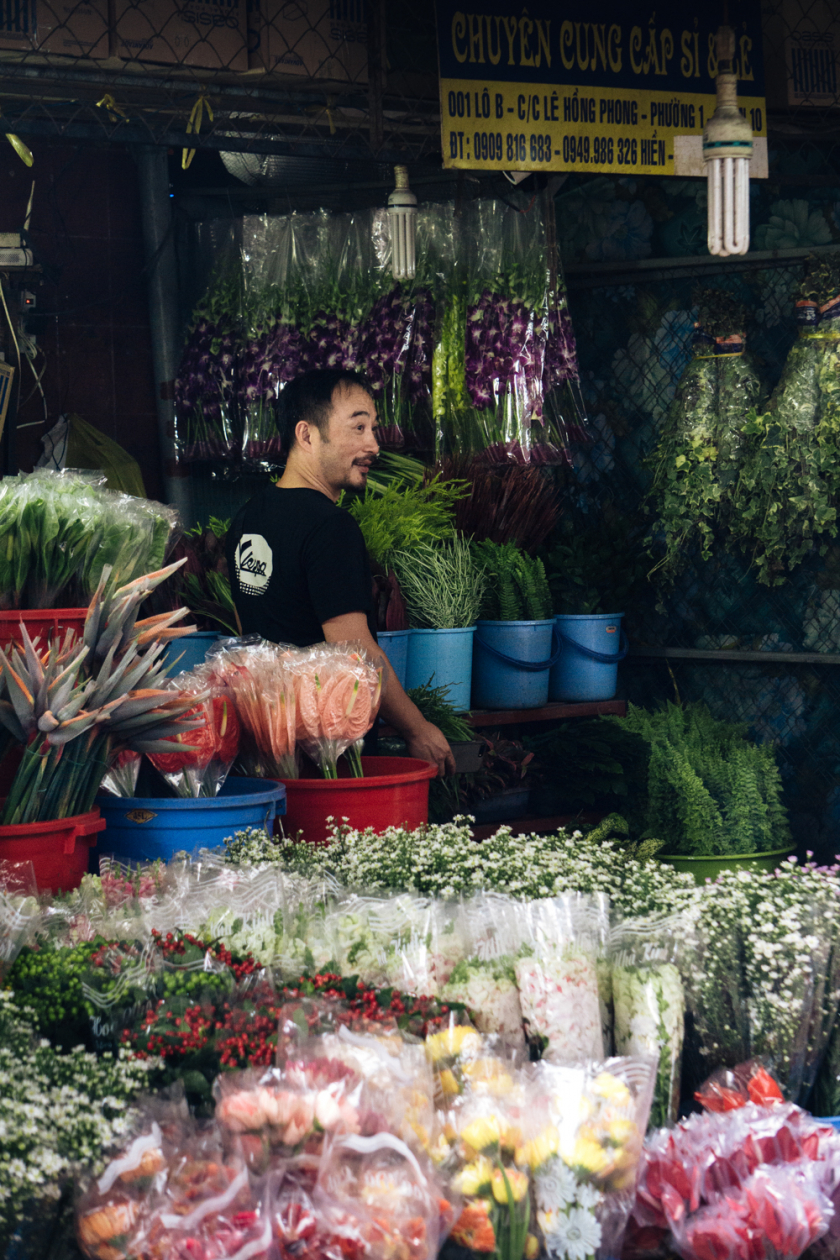Alfie Lin rất hào hứng với hệ thực vật nhiệt đới ở Việt Nam