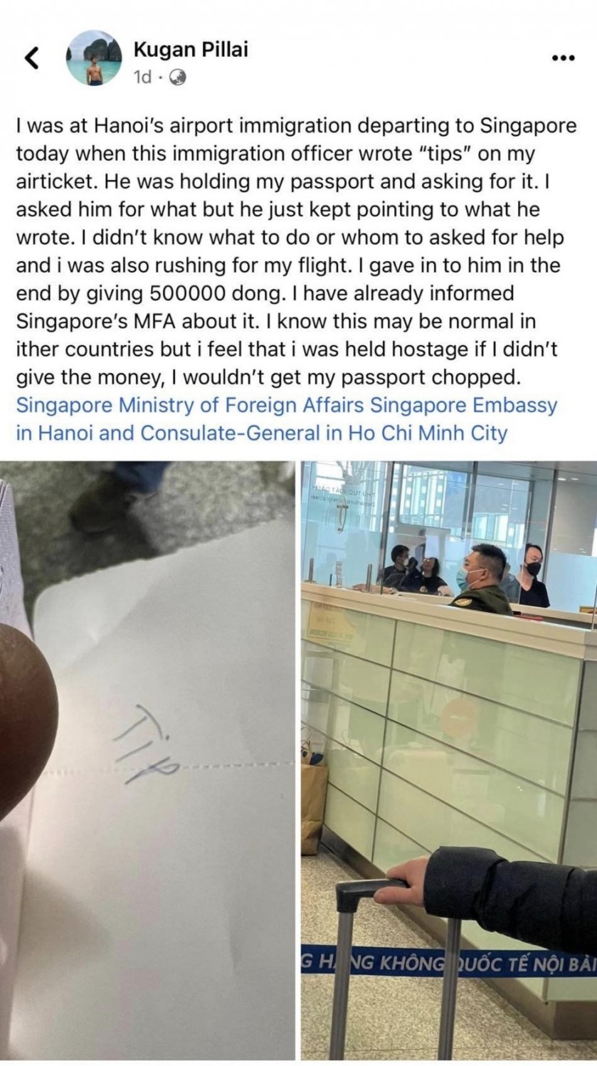 Chưa đầy 2 ngày sau khi đăng tải, bài viết đã nhận về gần 8.000 lượt chia sẻ, hơn 10.000 lượt like kèm theo hàng trăm bình luận chia sẻ trải nghiệm tương tự ở 1 số sân bay khác tại Việt Nam.