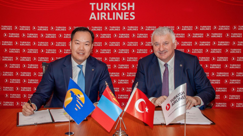 Hãng hàng không quốc gia Thổ Nhĩ Kỳ Turkish Airlines và hãng hàng không quốc gia Mông Cổ, MIAT Mông Cổ Airlines gần đây đã ký một thỏa thuận liên danh