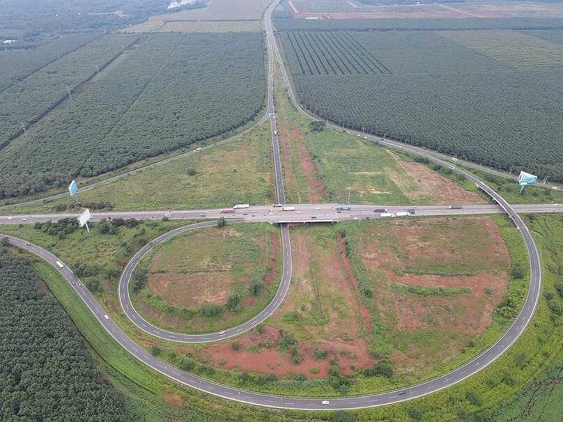 Nút giao Quôc lộ 1 với cao tốc Tp.HCM - Long Thành - Dầu Giây sẽ là điểm khởi đầu tuyến cao tốc Dầu Giây - Tân Phú (Ảnh: Báo Đầu tư)