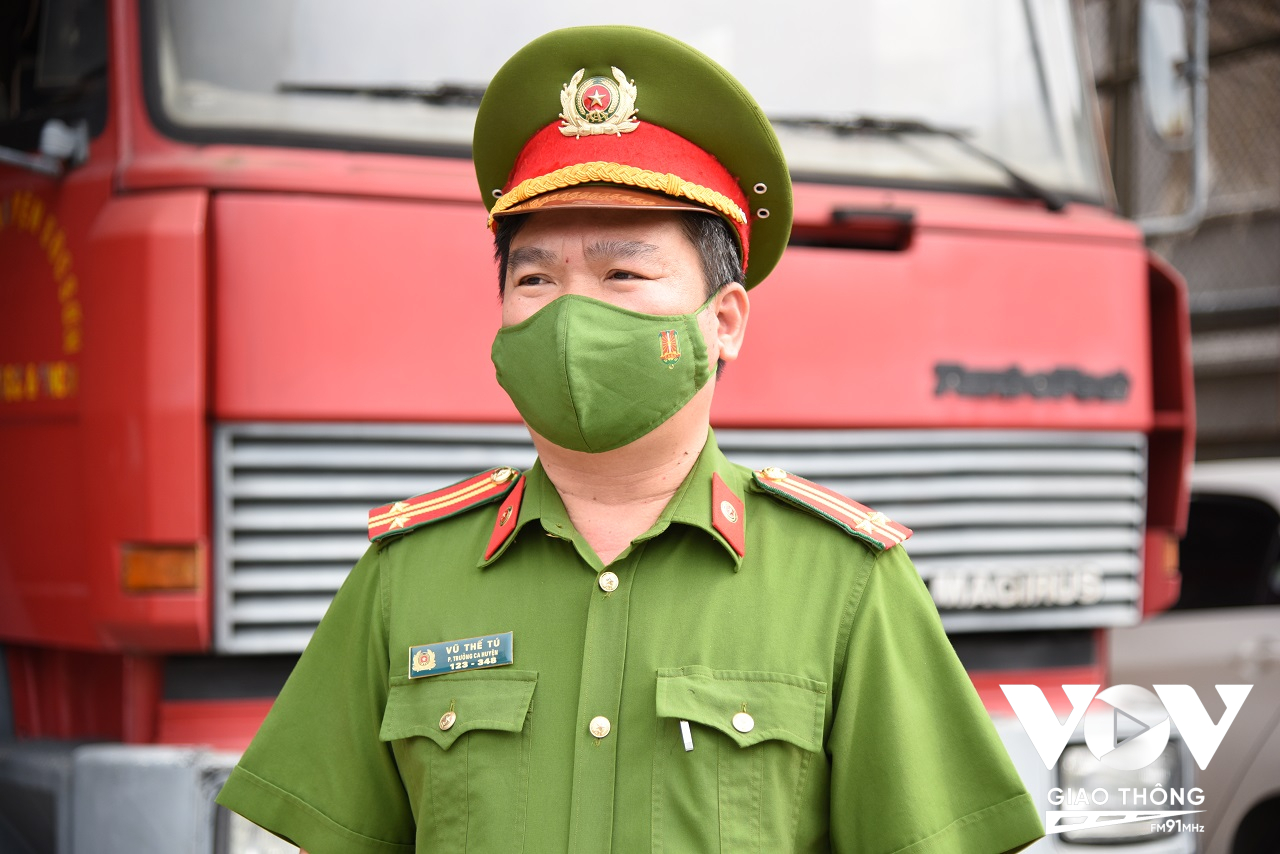 Trung tá Vũ Thế Tú – Phó trưởng Công an huyện Sóc Sơn (Hà Nội)