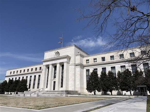 Ngân hàng Dự trữ liên bang Mỹ (Fed) ở Washington, DC. (Ảnh: AFP/TTXVN)