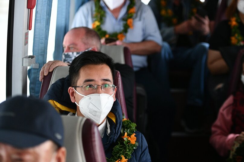 Một Việt kiều quốc tịch Đức trên chuyến bay