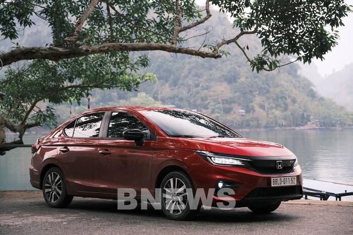 Honda City đã bất ngờ vươn lên dẫn dắt doanh số bán hàng của toàn thị trường. (Ảnh: TTXVN).