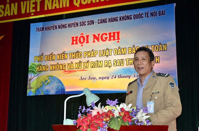 Ông Trương Hữu Linh Trưởng phòng Giám sát An toàn Hàng không, Cảng vụ Hàng không miền Bắc