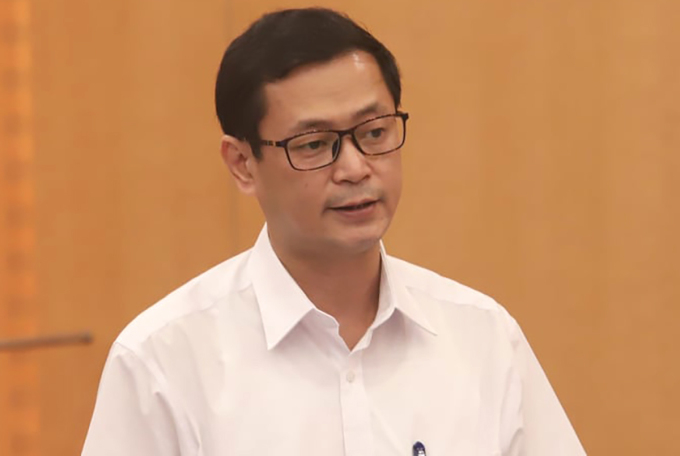 Giám đốc CDC Hà Nội Trương Quang Việt. Ảnh: UBND Hà Nội