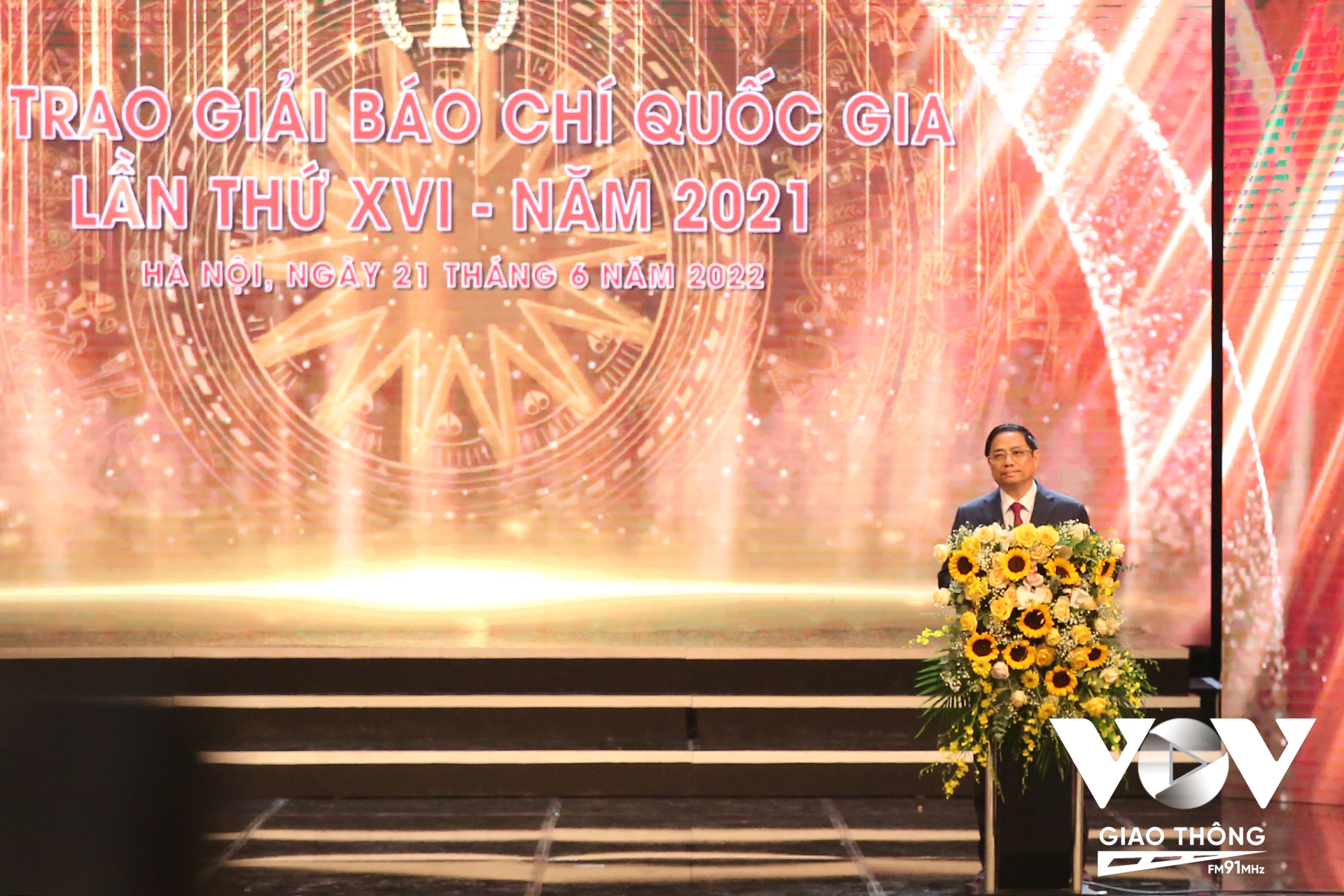 Thủ tướng Chính phủ Phạm Minh Chính phát biểu tại lễ trao giải