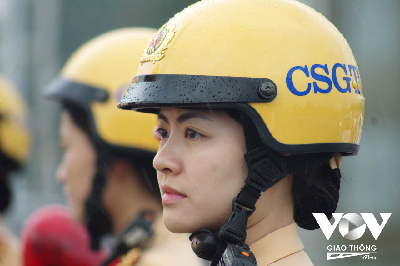 Hội diễn có sự tham gia của nhiều nữ chiến sĩ đến từ lực lượng CSGT toàn quốc