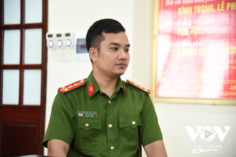 Đại úy Nguyễn Đức Tùng – Phó đội trưởng Đội Cảnh sát PCCC&CNCH Công an huyện Chương Mỹ (Hà Nội)
