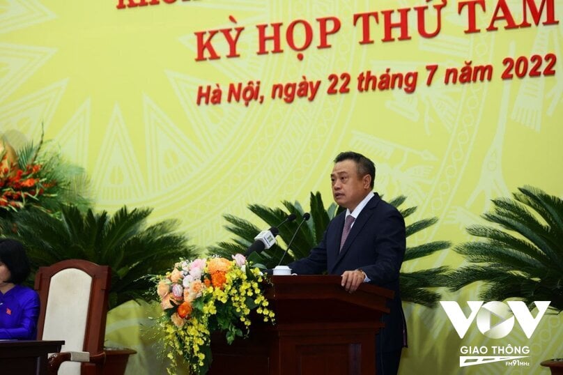 Ông Trần Sỹ Thanh, Phó Bí thư Thành ủy Hà Nội được bầu giữ chức Chủ tịch UBND thành phố Hà Nội, nhiệm kỳ 2021 - 2026.