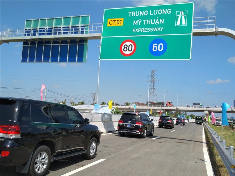 Cao tốc Trung Lương - Mỹ Thuận - Ảnh Lao Động