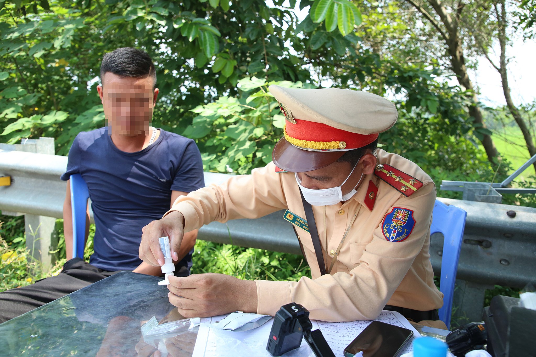 Tuyến cao tốc Nội Bài – Lào Cai phát hiện nhiều lái xe dương tính ma túy nhất với 5 trường hợp.