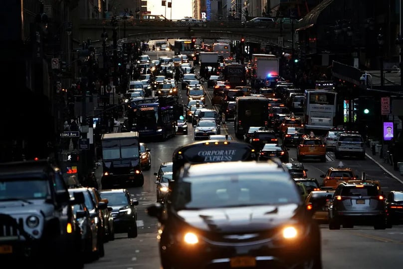Chính quyền thành phố New York (Mỹ) dự kiến sẽ thu phí ùn tắc giao thông. Ảnh: Reuters