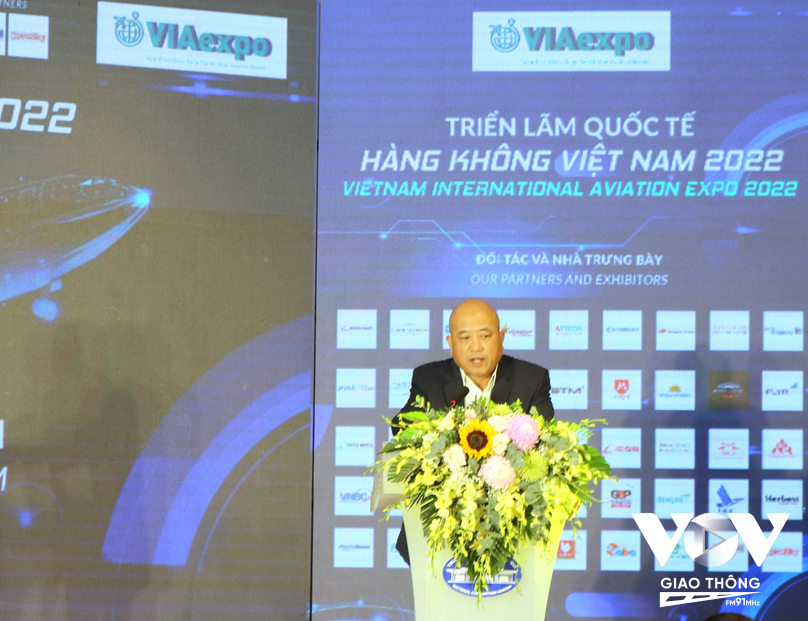 Phó Cục trưởng Cục Hàng không Việt Nam Hồ Minh Tấn hy vọng triển lãm sẽ mang lại những giá trị, hình ảnh tốt đẹp về ngành hàng không Việt Nam an toàn, năng động tới bạn bè quốc tế