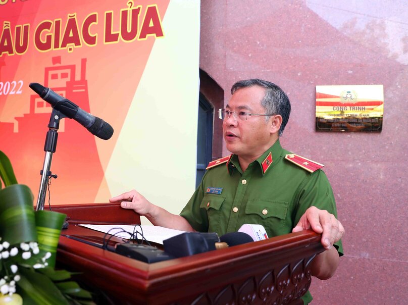 Thứ Trưởng Bộ Công an, Thiếu tướng Nguyễn Văn Long, Thứ trưởng Bộ Công an phát biểu.