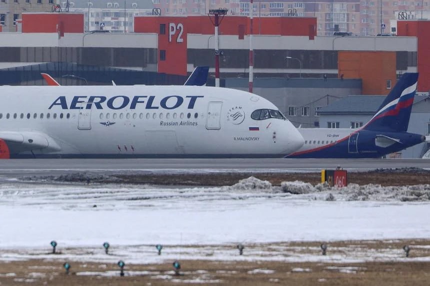 Hàng không Nga đang gặp nhiều khó khăn khi đối mặt với nhiều lệnh cấm vận. Ảnh: Reuters
