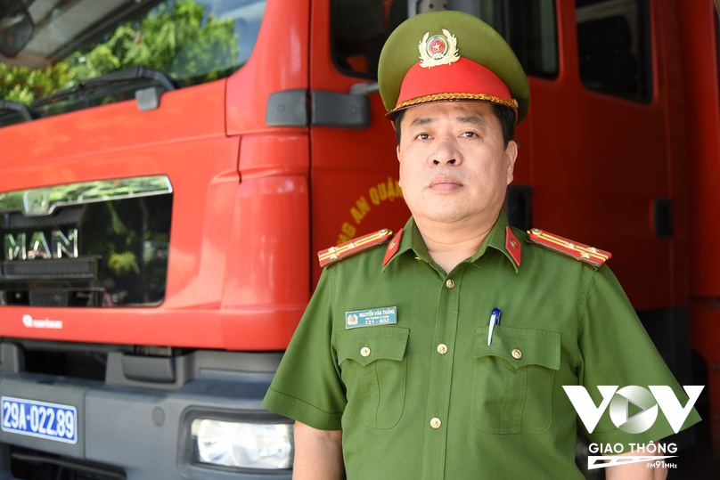 Thượng tá Nguyễn Văn Thắng - Phó trưởng công an quận Thanh Xuân (Hà Nội)