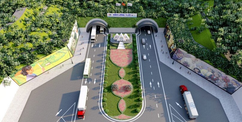 Phối cảnh một công trình hầm đường bộ trên cao tốc Đồng Đăng - Trà Lĩnh (Ảnh: Báo Đầu tư)