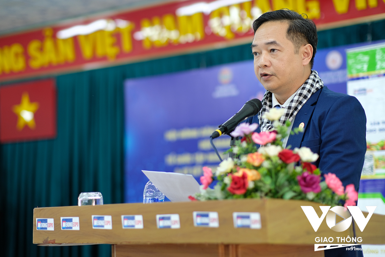 Ông Nguyễn Thanh Thống - Tổng Giám đốc Công ty TNHH Truyền thông số Mekong Expo cho biết sàn thương mại sẽ là nơi kết nối giữa người bán và người mua một cách trực tiếp.
