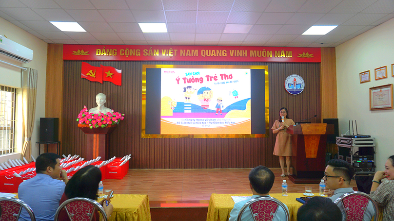 Công ty Honda Việt Nam chia sẻ về Sân chơi Ý tưởng trẻ thơ