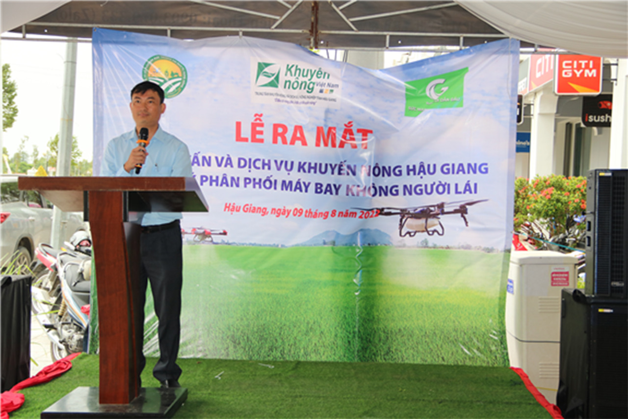 Ông Võ Xuân Tân, Giám đốc Trung tâm Khuyến nông và Dịch vụ nông nghiệp Hậu Giang - Ảnh haugiang.gov