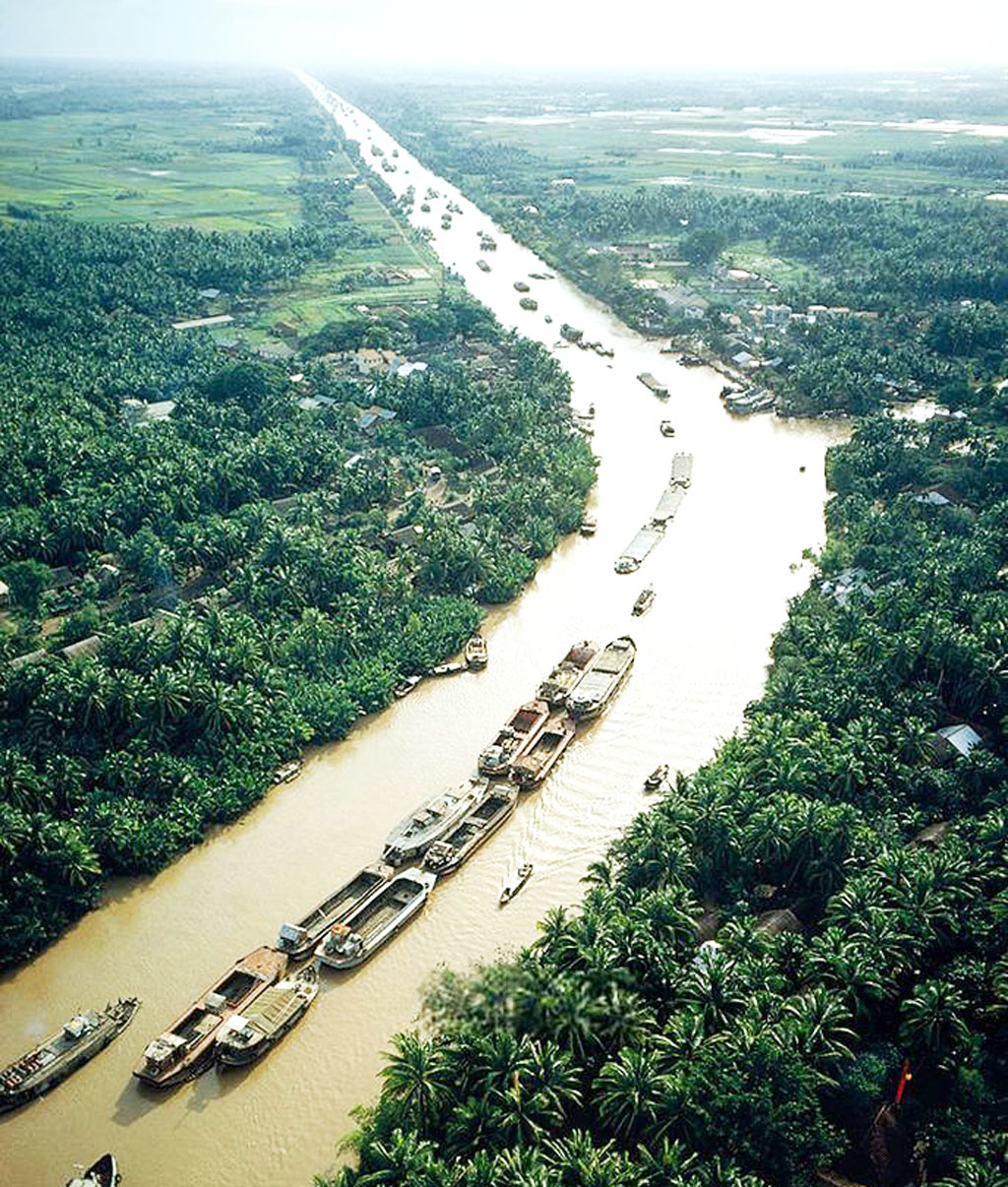 Kênh Chợ Gạo xưa tạo ra tuyến đường thủy từ Sài Gòn đi miền Tây ngắn nhất. Báo Long An
